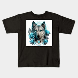 Gleaming Wolfdog Kids T-Shirt